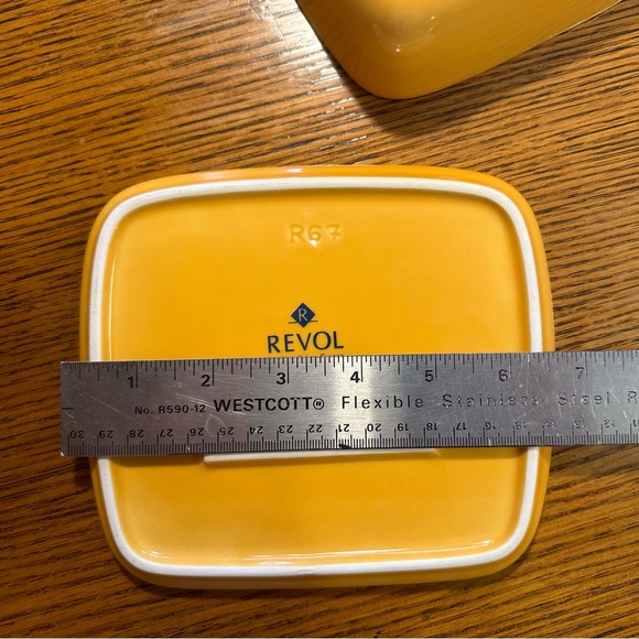 Revol La Porcelaine, France Butter Dish - Picture 7 of 8